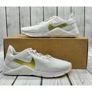 Sze 10.5 - Nike Womens Legend Essential 2 Platinum Tint Metallic Gold CQ9545 010